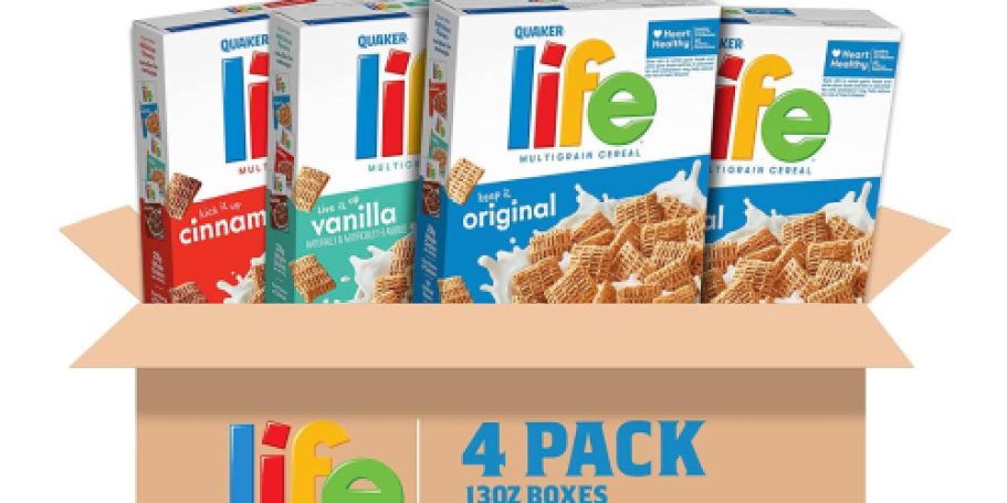 Life Cereal Variety 4-Pack Only $7.84 Shipped on Amazon (Reg. $11)