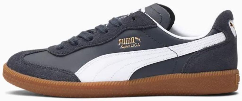 Puma black and white sneakers