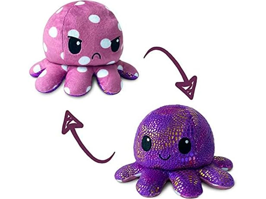 purple octopus plushes