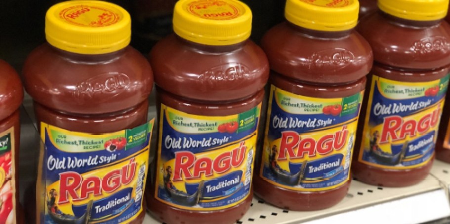 Ragú 45oz Sauce Just $2.65 Shipped on Amazon (Reg. $4)
