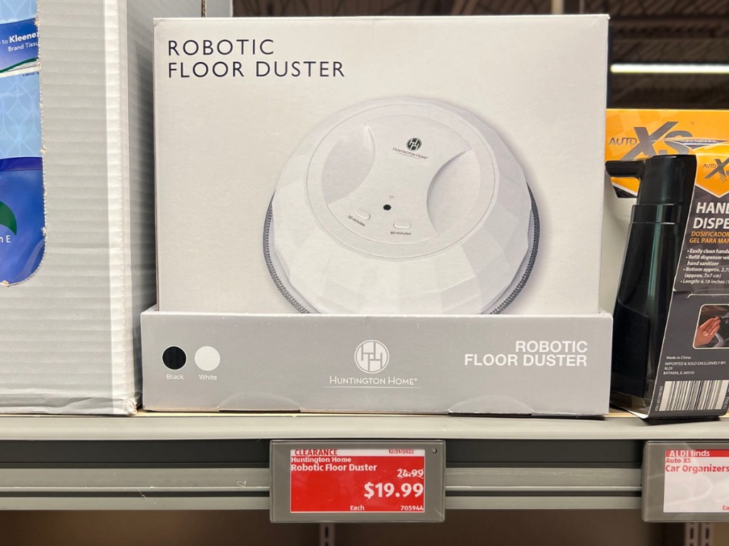 robotic floor duster
