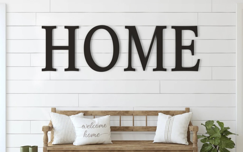 These Stylish Wooden Letters are the Perfect Wall & Home Decor Pieces