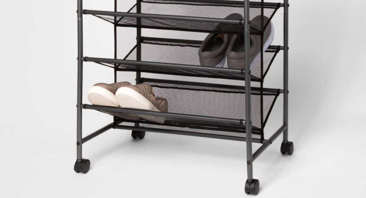 2-Tier Fabric Shoe Rack - Room Essentials™