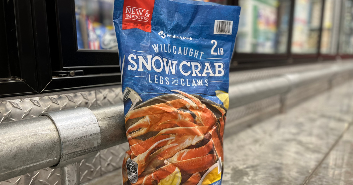 *HOT* Get $20 Sam's Club Instant Savings on Snow Crab Legs & Claws Bags | Hip2Save