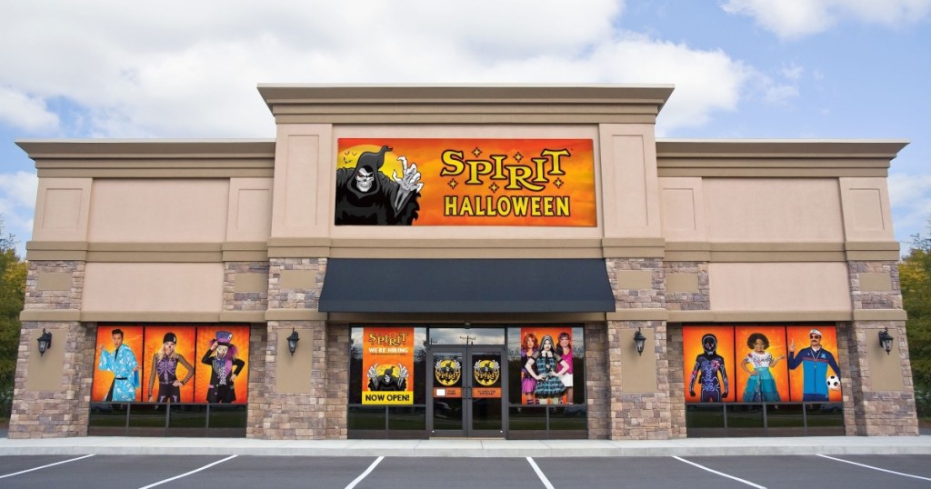 exterior of Spirit Halloween Store