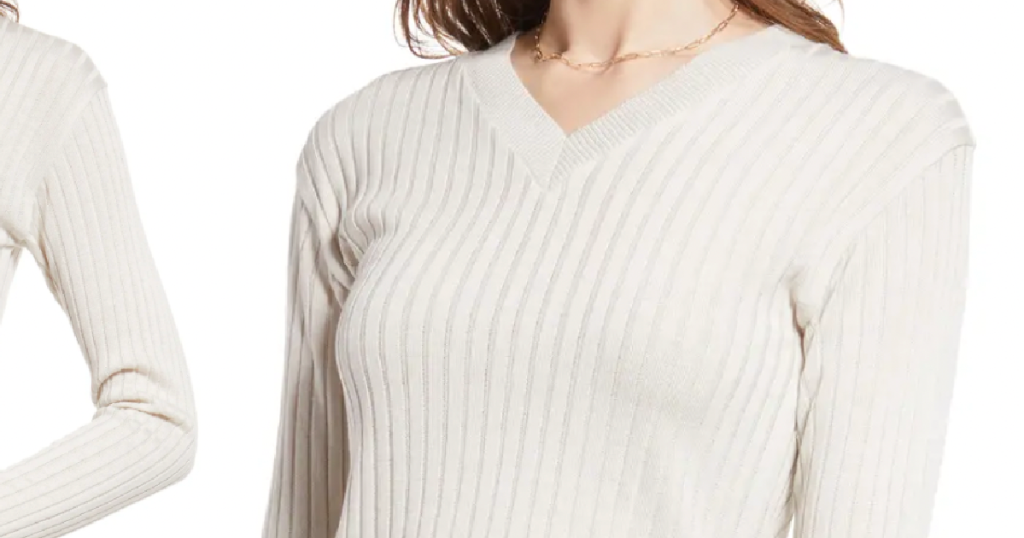 women's white sweater 