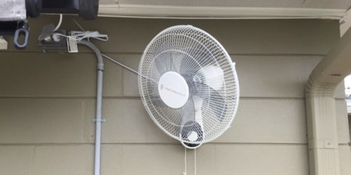 Wall Mount Fan Just $39.98 Shipped | Perfect for Small Spaces!