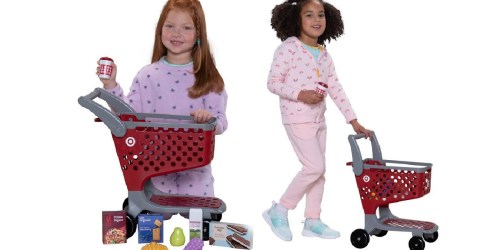 Target Toy Shopping Cart Set Just $19.99 | Includes Coffee Cup, Grocery Items & More