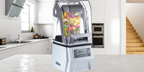 This Team-Tested Ultra-Quiet Commercial Smoothie Blender is JUST $90.99 Shipped (Reg. $261)