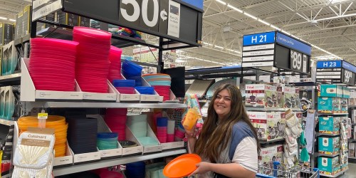 We Grabbed Walmart College Dorm Room Essentials on a Dime (50¢ Dishes, Under $25 Bissell Vacuum, & MORE!)