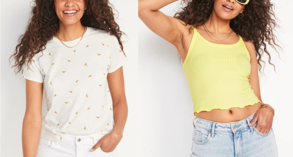 women's tees from Old Navy