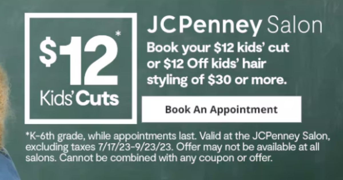 Jcpenney on sale salon appointment