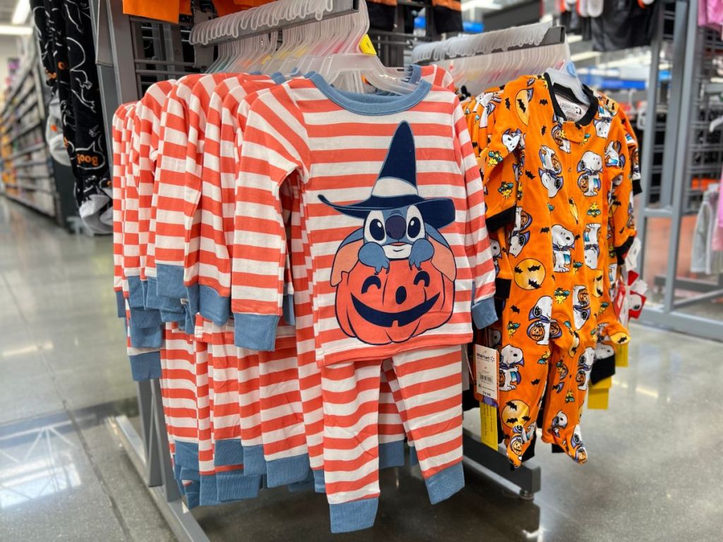 Stitch and Snoopy Kids Halloween Pajamas at Walmart 