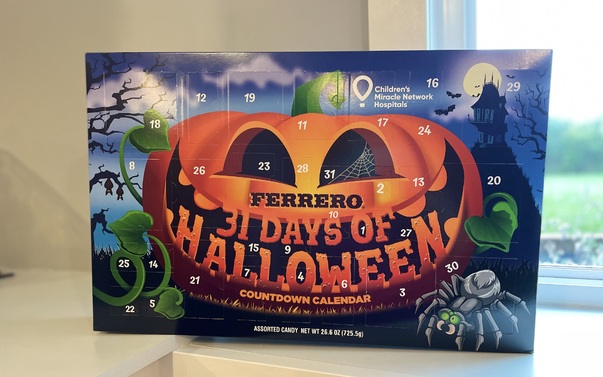 Score a HUGE Ferrero Halloween Countdown Calendar w/ Children's Miracle