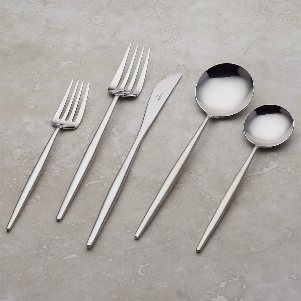 best silverware sets - aero brand at crate and barrel