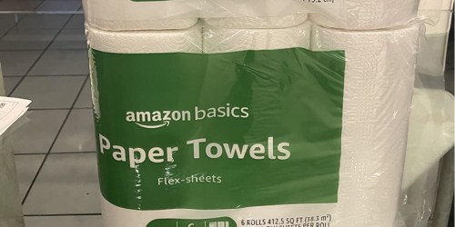 Amazon Basics Paper Towels Value Rolls 12-Pack Only $15.41 Shipped on Amazon | Just $1.28 Each