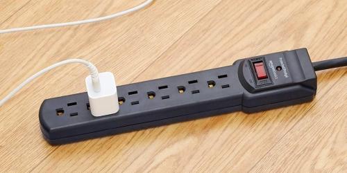 Amazon Basics Surge Protector Power Strip 2-Pack Only $5 (Regularly $11) + More