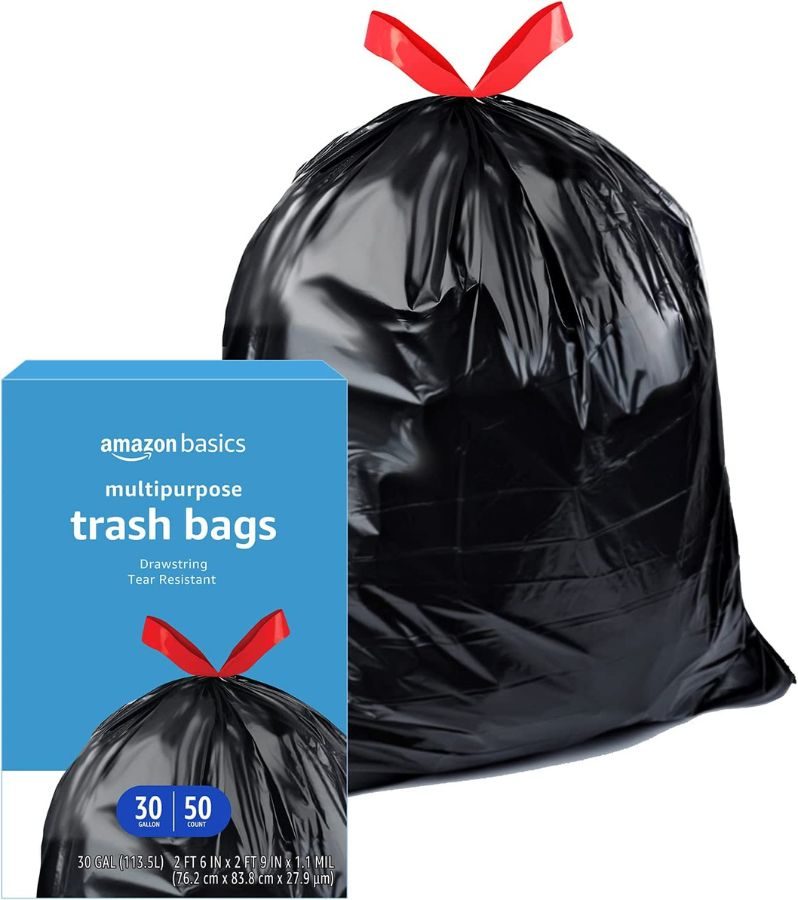 Amazon Basics 13 Gallon Trash Bags 200 Count Only 15 81 Shipped   Amazon Trash Bags 2 E1663182175304 