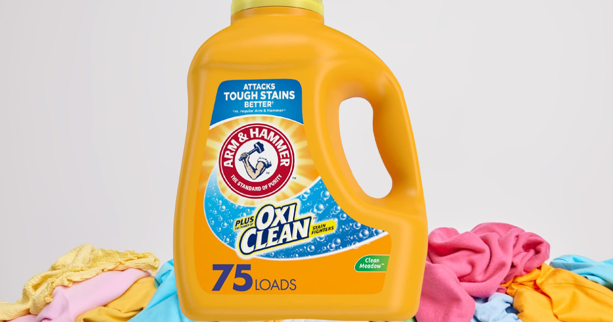 Arm & Hammer Plus OxiClean Laundry Detergent 118oz Bottles Only .21 Shipped on Amazon (Reg. ) Arm & Hammer Plus OxiClean Laundry Detergent 118oz Bottles Only .21 Shipped on Amazon (Reg. )