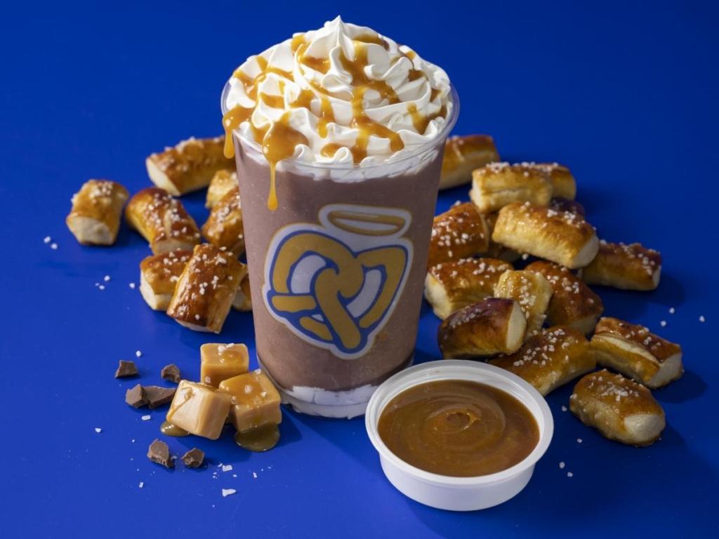 Auntie Anne's Salted Caramel Chocolate Frost