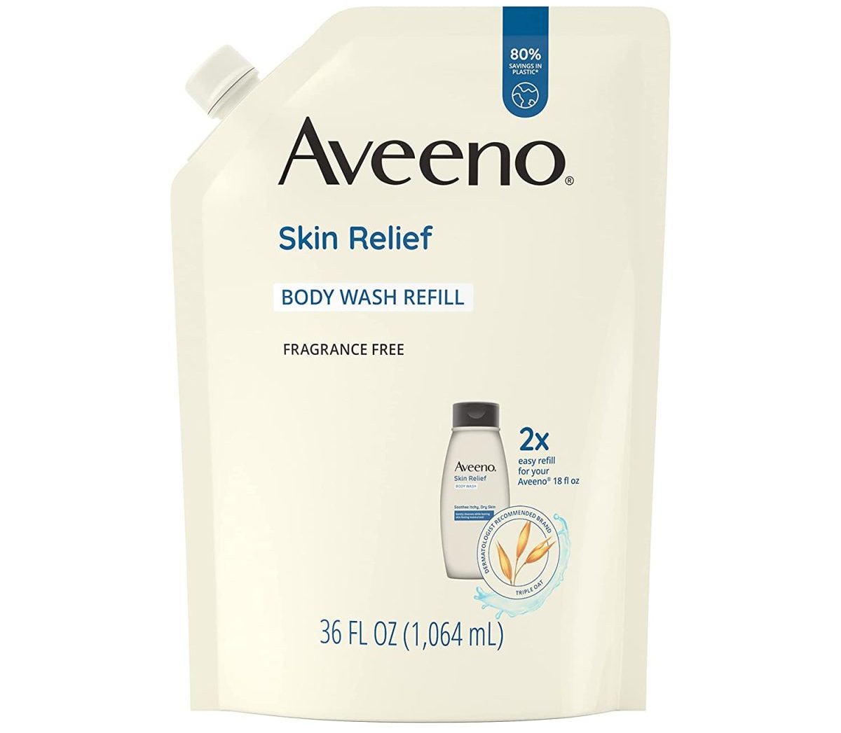 Aveeno Skin Relief Body wash refill 36oz