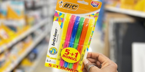 BIC Highlighters 5-Pack Only $1.52 Shipped on Amazon