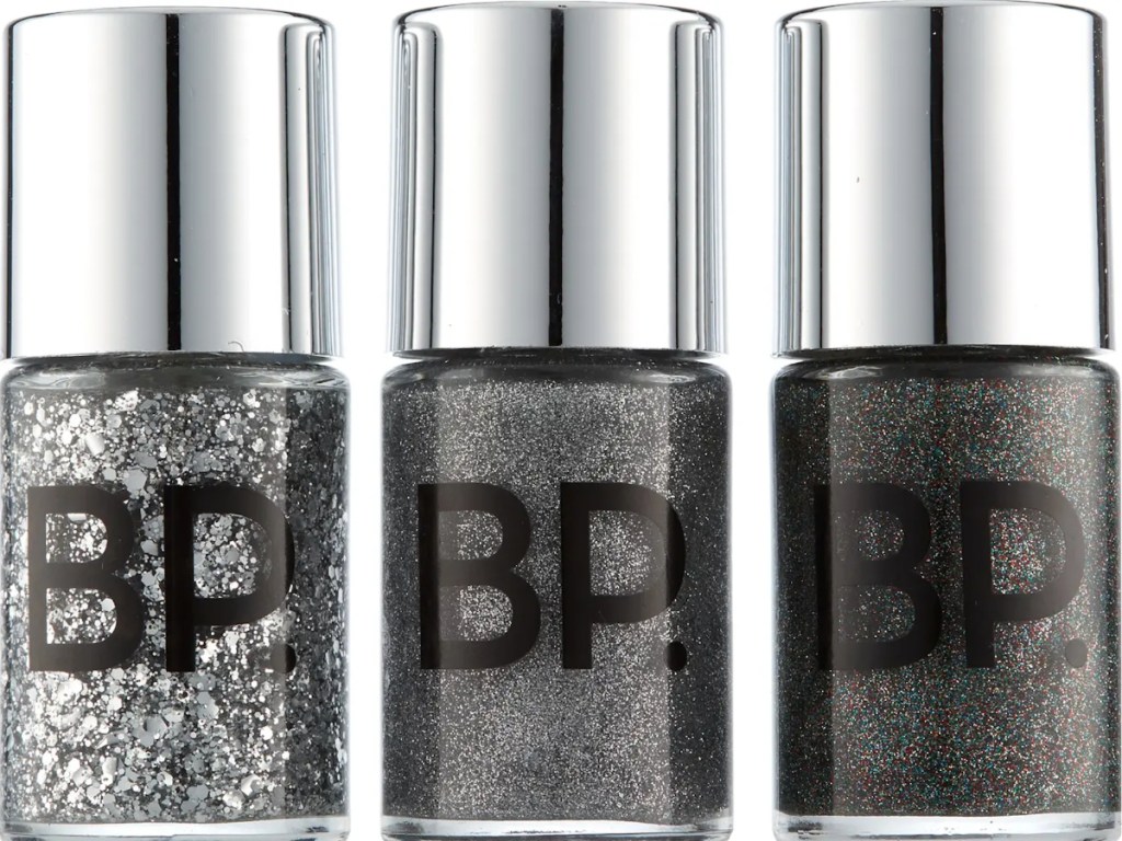 BP Silver Glitter Nail Polish