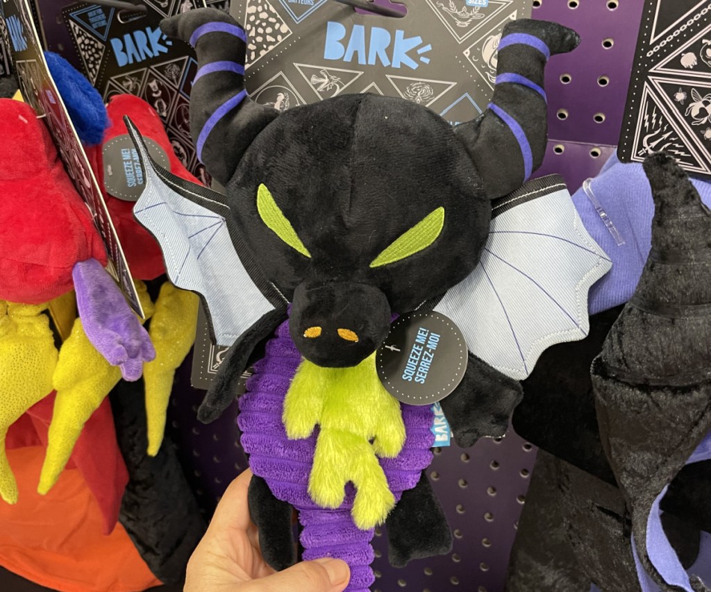 Disney Maleficent Dragon dog toy in store