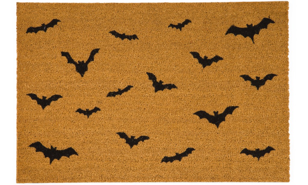 bat print doormat