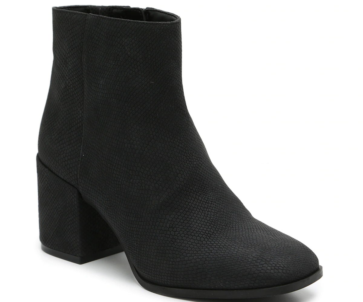 dsw black suede ankle boots