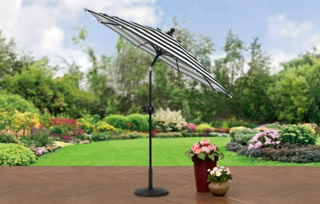 Better Homes & Gardens Tilt Patio Umbrella Only 29.97 on