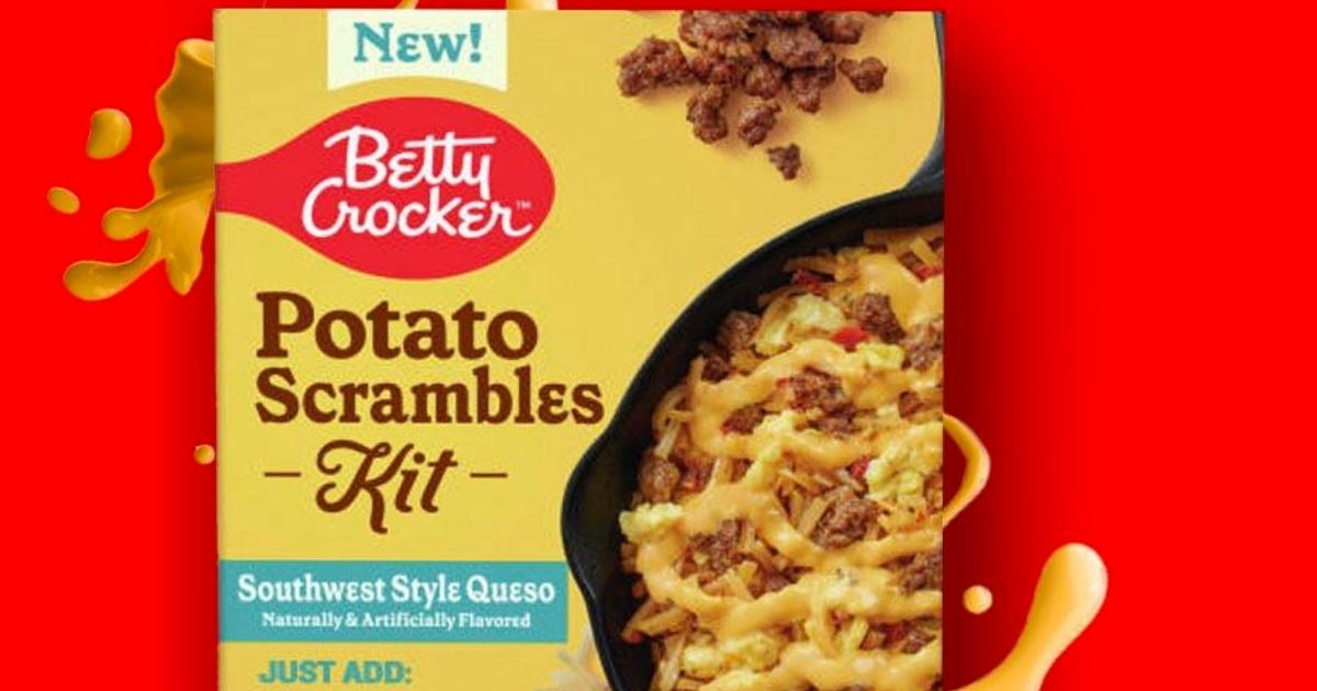 Betty Crocker Southwest Queso Potato Scrambles Kit 12 Count Only 1940 Shipped On Amazon 1403