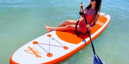 This Inflatable Stand-Up Paddle Board Kit Includes Everything You Need + Only $199.99 Shipped (Reg. $600!)
