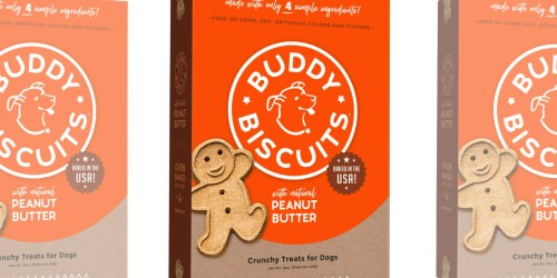 Buddy Biscuits Dog Treats w/ Peanut Butter 16oz Box Only $2.57 Shipped on Amazon (Reg. $8)