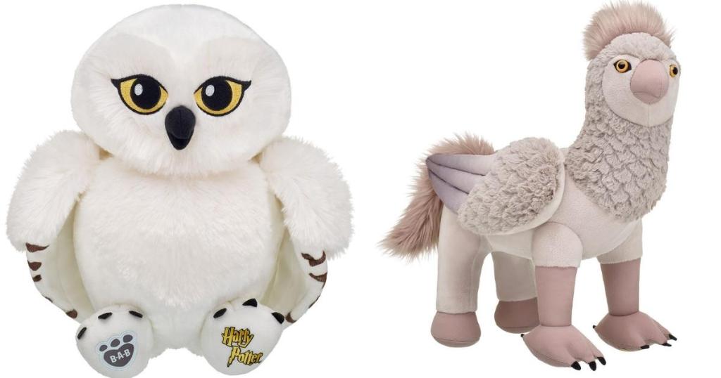 build a bear harry potter hedwig and buckbeak characters