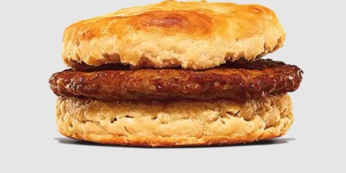 FREE Burger King Sausage Biscuit w/ $1 Purchase