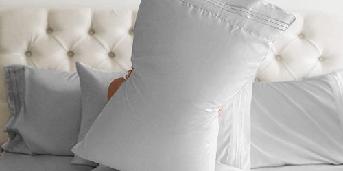 *HOT* Queen Sheet Set Only $17.99 on Amazon | Over 229,000 5-Star Reviews!