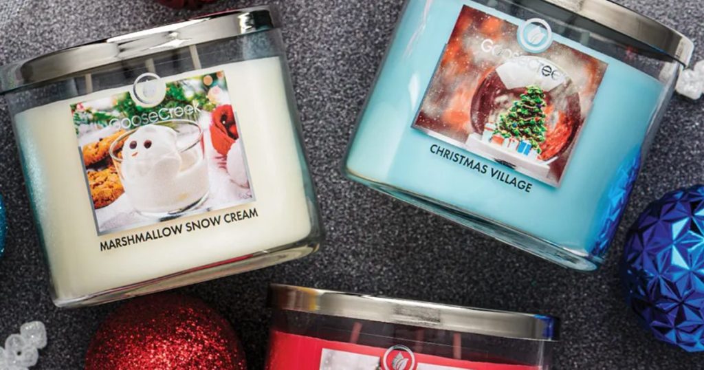 Goose Creek 3Wick Candles Only 9.95 (Regularly 26) Includes Holiday Scents! Hip2Save