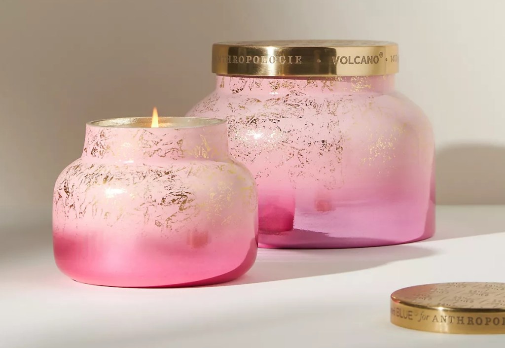 Capri Blue Giant Pink Shimmer Jar Candle