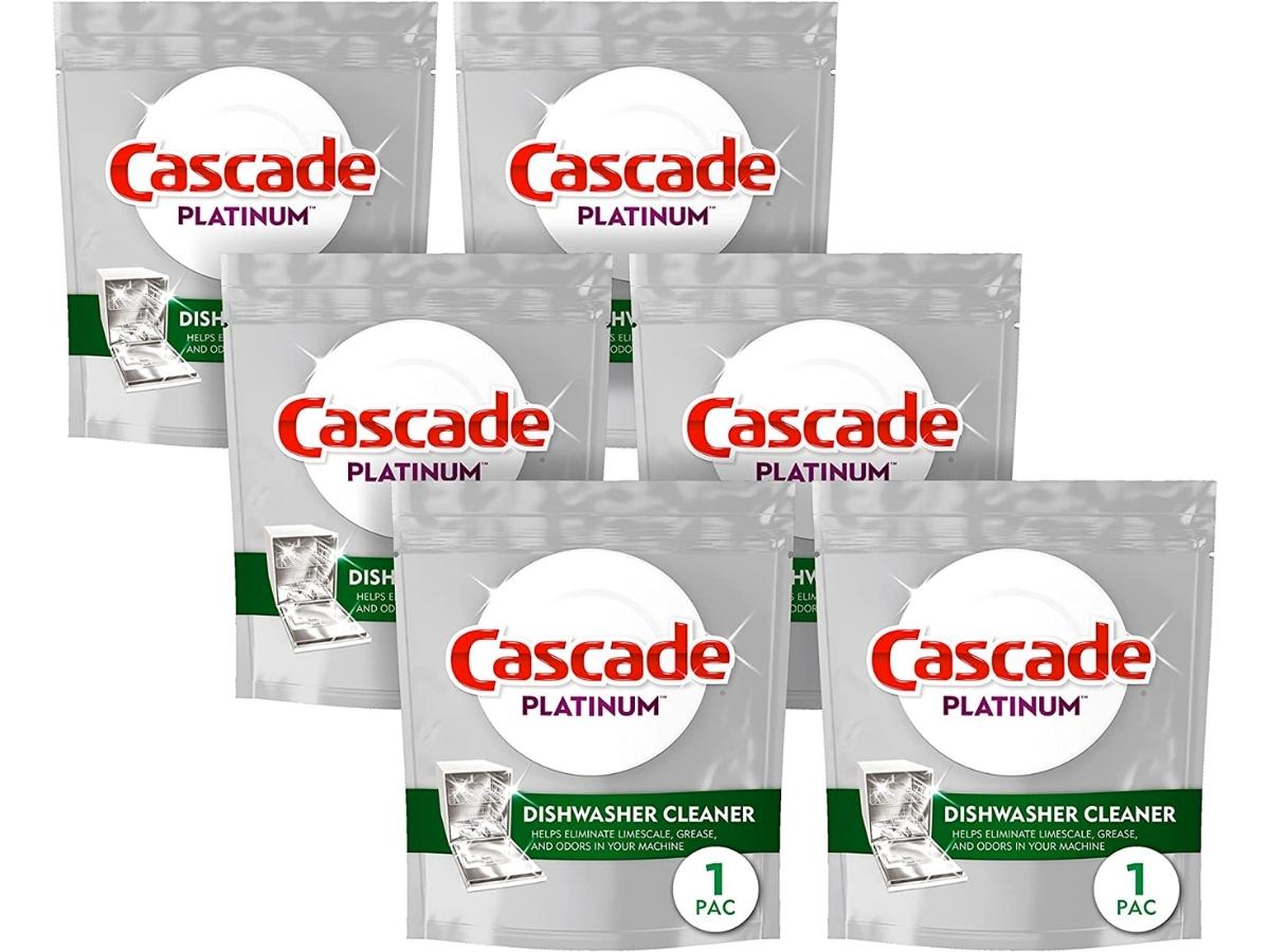 Cascade Platinum Dishwasher Cleaner 6Pack Only 6.99 Shipped on Amazon