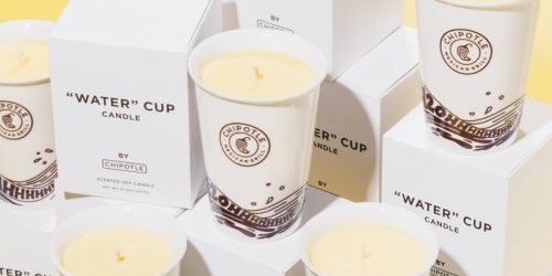 Chipotle Releasing Lemon Scented “Water” Cup Candle on August 18th