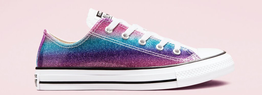 sparkly converse sneaker