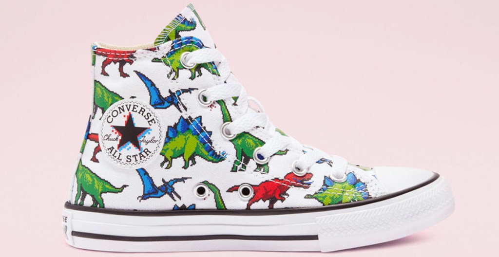 dinosaur print converse sneaker
