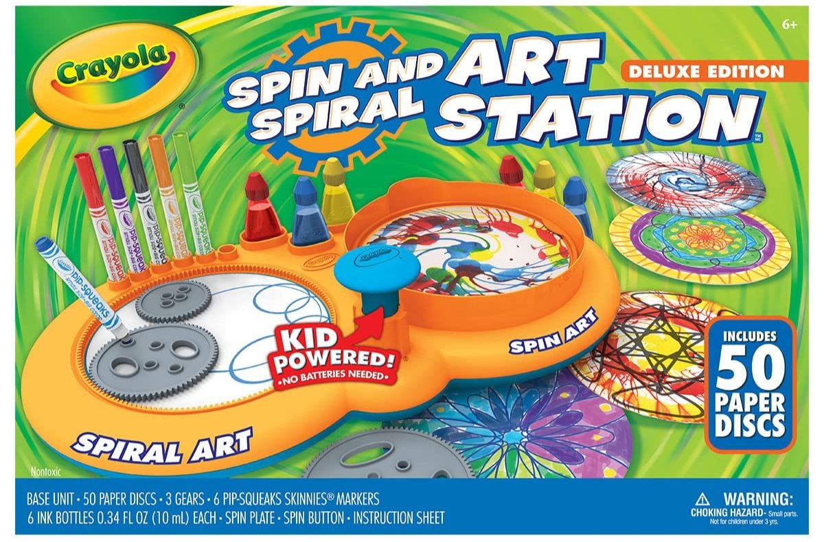 Crayola Spin & Spiral Art Station Deluxe