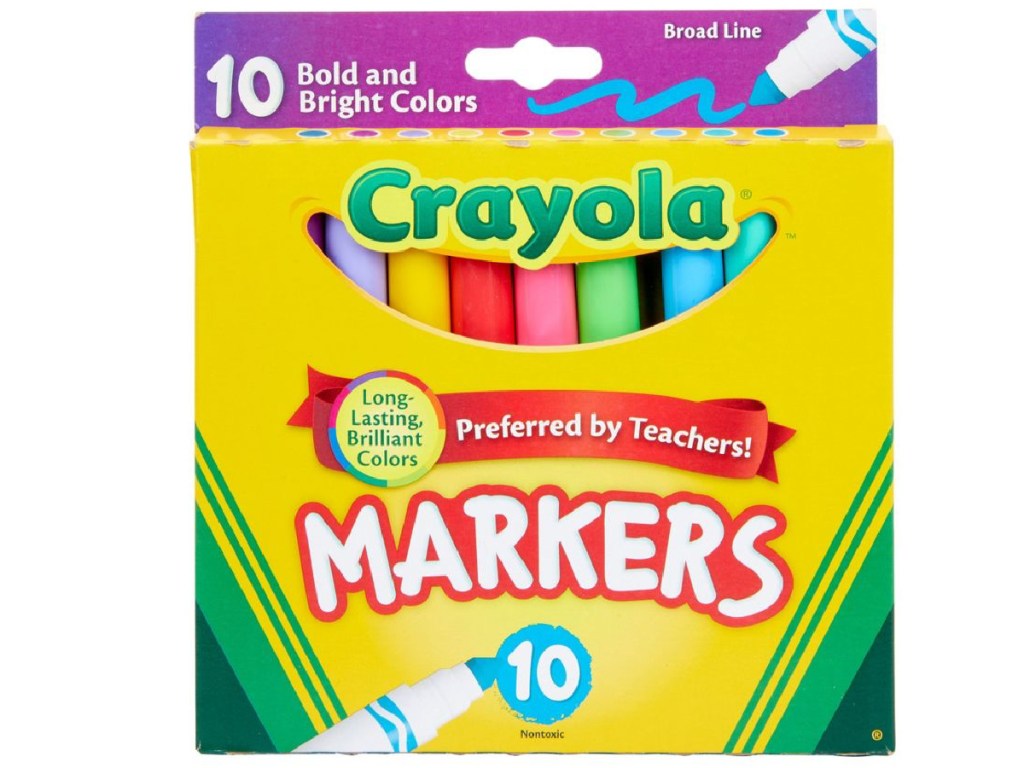 Crayola bold and bright markers