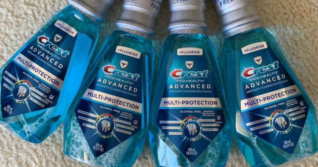 Crest ProHealth Advanced Mouthwash 16.9oz 4Pack Only 13.28 Shipped on Amazon (Regularly 24)