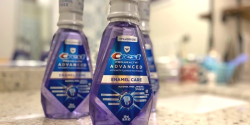 Crest Pro-Health Advanced Mouthwash 16.9oz 4-Pack Only $9.94 Shipped on Amazon (Regularly $24)