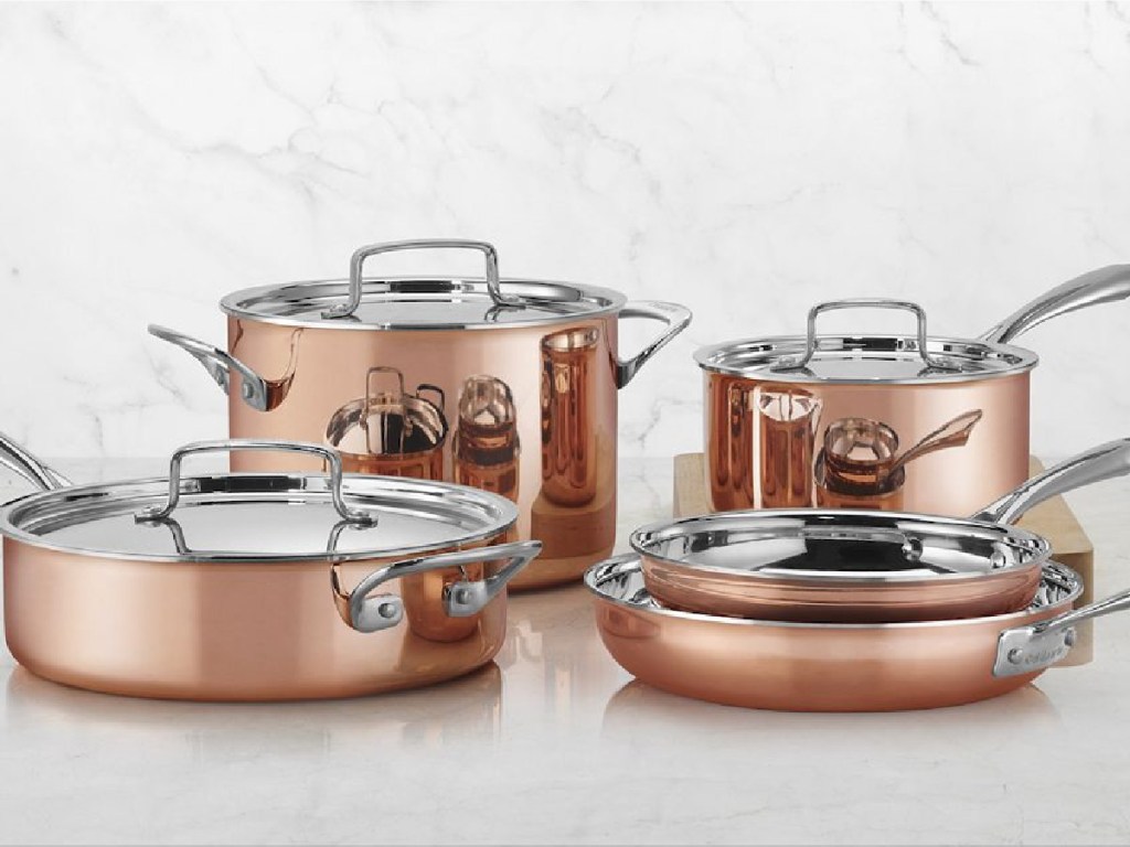 Cuisinart Copper Collection 8-pc. Tri-Ply Cookware Set