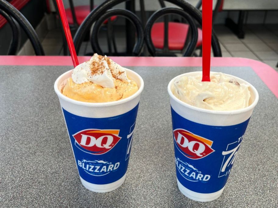 DQ Blizzard Pumpkin and Cinnamon Roll