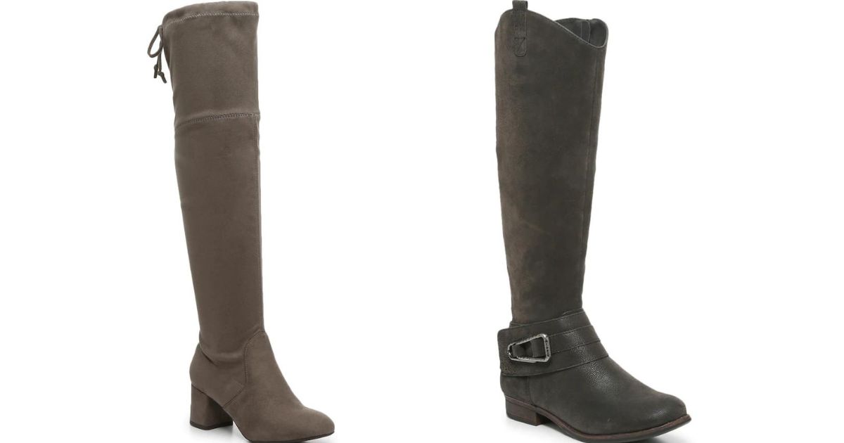 dsw womens brown tall boots